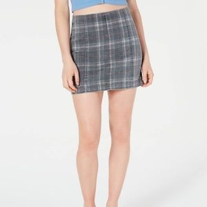 Tinseltown Formal Skirt: Gray Tweed